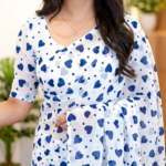 Blossom Breeze Polka Saree